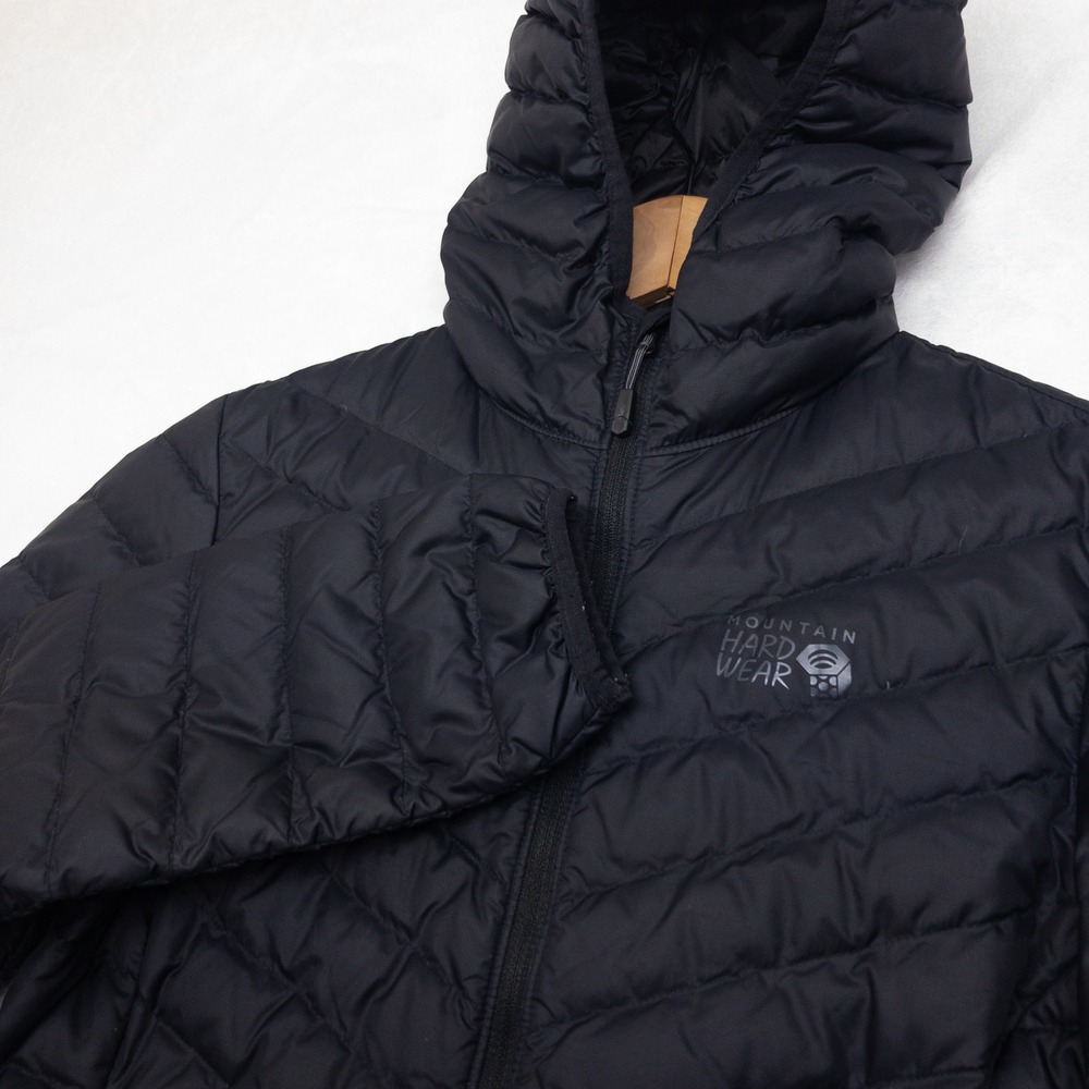 Mountain Hardwear Glen Alpine Down Parka Puffer Jacket Womens XS Black Hooded